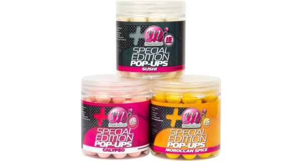 MAINLINE - Plávajúce Boilie Pop Ups Limited Edition Calypso 15 mm Pink