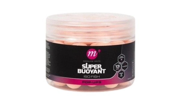 MAINLINE - Plávajúce Boilie Super Buoyant Pop-Ups ISO Fish 13 mm Pink