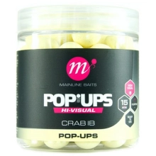 MAINLINE - Plávajúce boilies High Visual Pop-ups CrabIB 15 mm