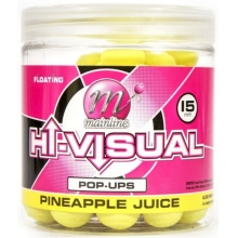 MAINLINE - Plávajúce boilies Pop-Up Hi-Visual 15 mm Pineapple Juice