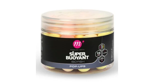 MAINLINE - Plávajúce boilies Pop Ups ISO Fish Super Buoyant 13 mm