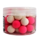 MAINLINE - Plávajúce boilies Pop-ups Pink & White Cell 14 mm 150 ml