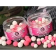 MAINLINE - Plávajúce boilies Pop-ups Pink & White Essential Cell 14 mm 150 ml