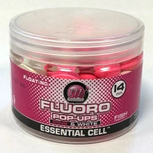 MAINLINE - Plávajúce boilies Pop-ups Pink & White Essential Cell 14 mm 150 ml