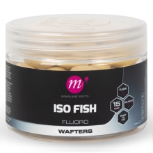 MAINLINE - Vyvážené Boilie Fluoro Wafters ISO Fish 15 mm 150 ml White