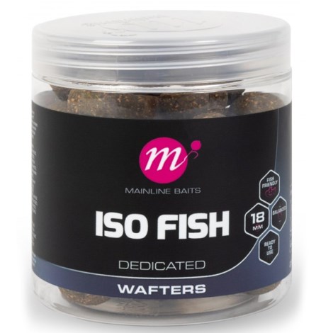 MAINLINE - Vyvážené Boilie Wafters ISO Fish 18 mm 250 ml
