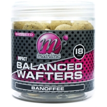 MAINLINE - Vyvážené boilies High Impact Balanced Wafters 18 mm Banoffee