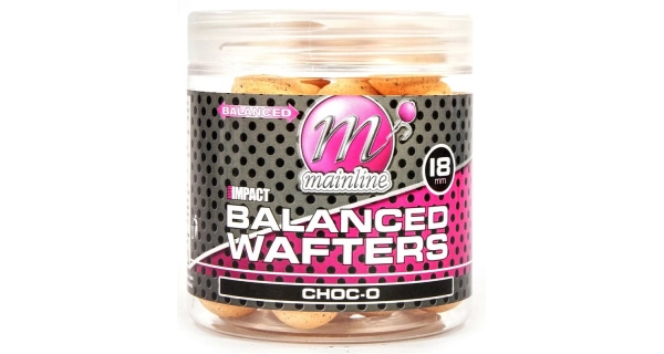 MAINLINE - Vyvážené boilies High Impact Balanced Wafters 18 mm Choc-O