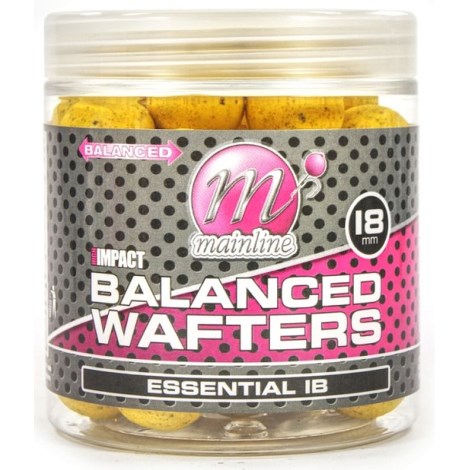 MAINLINE - Vyvážené boilies High Impact Balanced Wafters 18 mm Essential IB