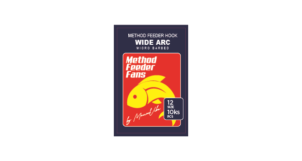 METHOD FEEDER FANS - Háčik s micro protihrotom Wide ARC Mirco Barbed 12 10ks