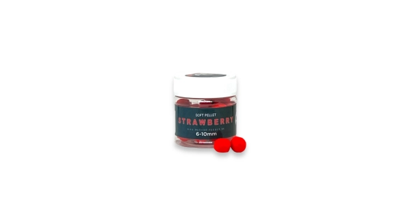 METHOD FEEDER FANS - Mäkčené Fluo Pelety Jahoda 6-10 mm 50 ml
