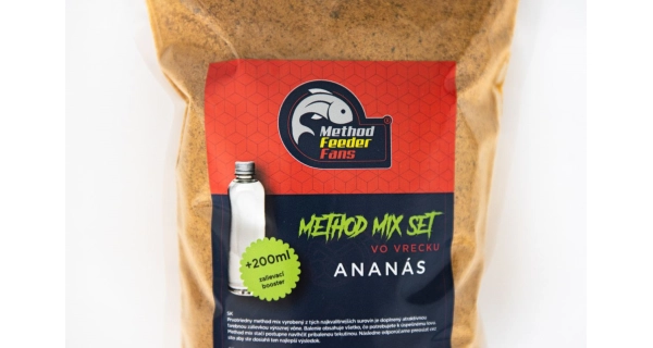 METHOD FEEDER FANS - Method Mix Set EKO 600 g + booster 200 ml Ananás