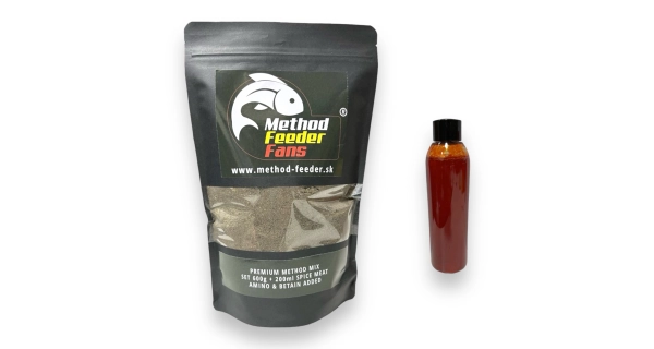 METHOD FEEDER FANS - Method Mix Set EKO 600 g + booster 200 ml Korenené Mäso