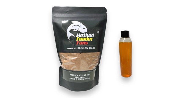 METHOD FEEDER FANS - Method Mix Set EKO 600 g + booster 200 ml Krill