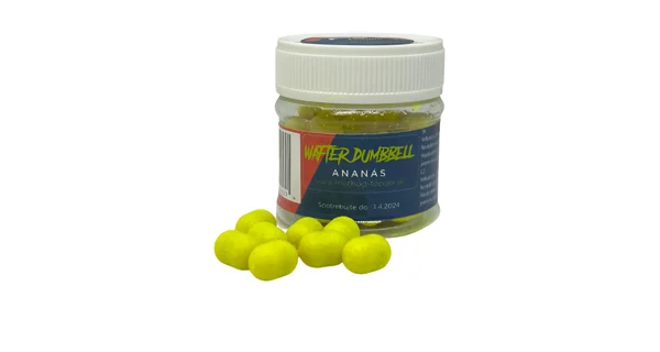 METHOD FEEDER FANS - Nástraha Wafter Dumbbell Ananás 8x10 mm 50 ml
