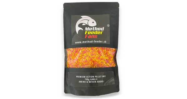 METHOD FEEDER FANS - Pelety Action Fluo Cesnak 700 g