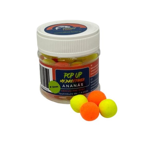 METHOD FEEDER FANS - Plávajúce boilies Fluo 50 ml 12 mm Ananás