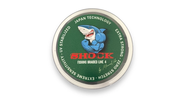 METHOD FEEDER FANS - Šoková Šnúra Shock Braided Line 4 Sivá 100 m 0,351 mm 19,80 kg