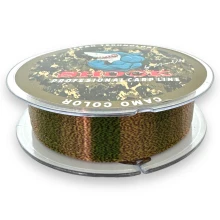 METHOD FEEDER FANS - Šokový Shock Mussel Leader Camo 0,45 mm 15,88 kg 100 m