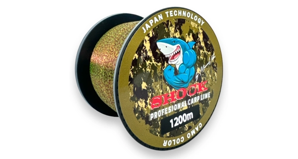 METHOD FEEDER FANS - Vlasec Profesional Carp Line Camo 1200 m 0,32 mm 10,28 kg