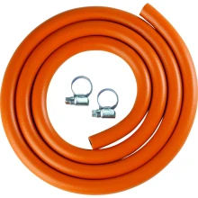 MEVA - Hadica 1,5 m + 2 hadicové spony