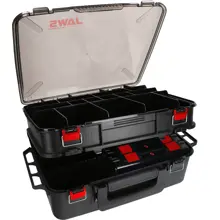 MIKADO - Box Two-Compartment Jaws Čierny