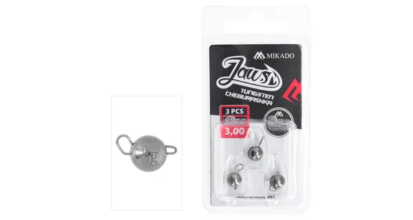 MIKADO - Čeburaška Volfrám Jaws 3 g 3 ks