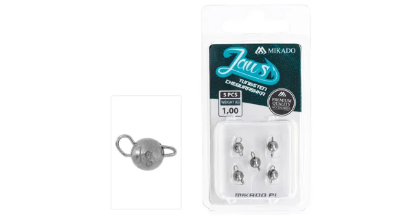 MIKADO - Čeburaška Volfrám Jaws Sada 2/3/4/5/7 g 5 ks