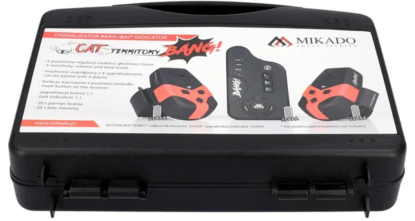 MIKADO - DAM Sada Signalizátorov TF Bite Alarm Set 4+1 Red,Blue,Green,Yellow