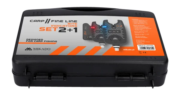 MIKADO - DAM Sada Signalizátorov TF Bite Alarm Set 4+1 Red,Blue,Green,Yellow