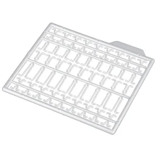 MIKADO - Dlhá zarážka Priehľadná 2 ks