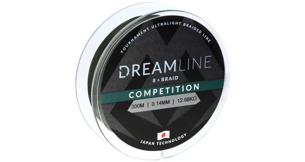 MIKADO - Dreamline Competition Zelená 300 m 0,18 mm/18,32 kg