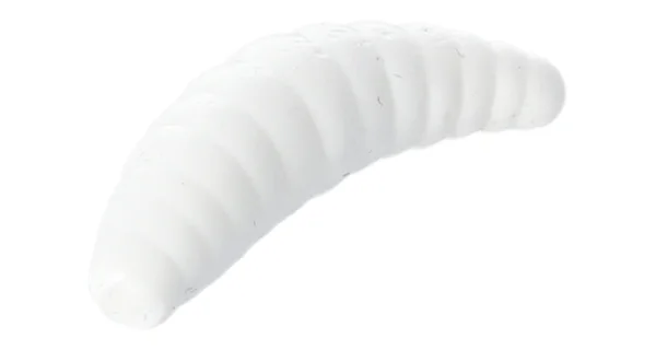 MIKADO - Gumová Nástraha M-Area Maggot 4,2 cm Červ Biely 10 ks