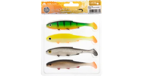 MIKADO - Gumová Nástraha Real Fish 10 cm Bleak-Mix 4 ks