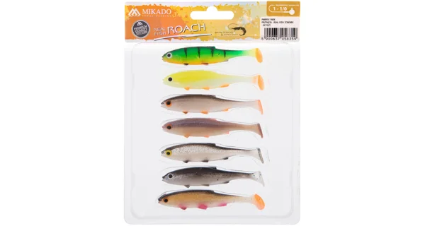 MIKADO - Gumová Nástraha Real Fish 7 cm Bleak-Mix 7 ks