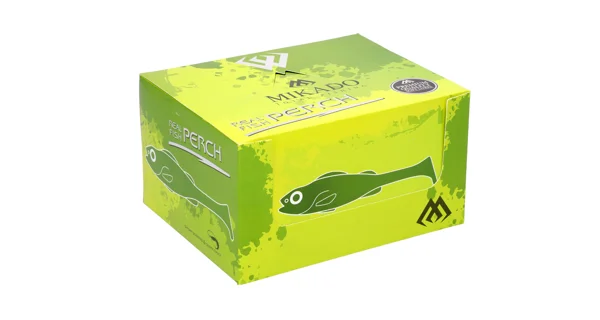 MIKADO - Gumová Nástraha Real Fish 9,5 cm Violet Perch 4 ks