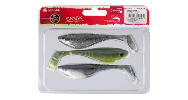 MIKADO - Gumová Nástraha Spark 10 cm MIX 3 ks