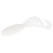 MIKADO - Gumová Nástraha Twister 6,4 cm Biela 6 ks