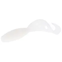 MIKADO - Gumová Nástraha Twister 6,4 cm Biela 6 ks