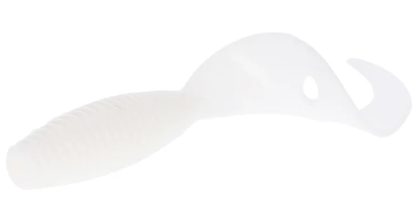 MIKADO - Gumová Nástraha Twister 6,4 cm Biela 6 ks