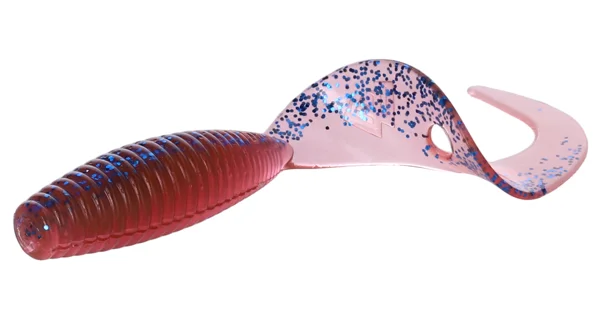 MIKADO - Gumová Nástraha Twister 6,4 cm Violet 6 ks