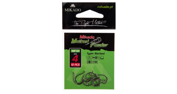 MIKADO - Háčik MF13 s protihrotom veľ. 4 10 ks
