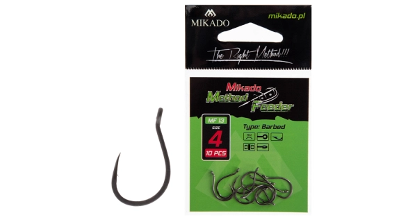 MIKADO - Háčik MF13 s protihrotom veľ. 4 10 ks