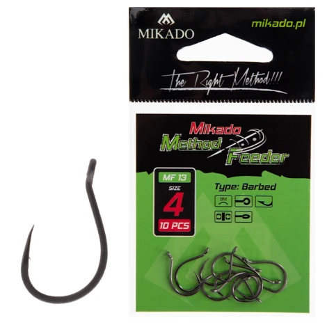 MIKADO - Háčik MF13 s protihrotom veľ. 4 10 ks