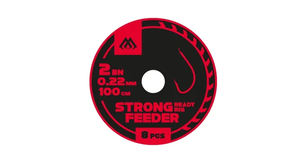 MIKADO - Hotové Náväzce Strong Feeder Nr. 4 0,20 mm/100 cm veľ. 4 10 ks