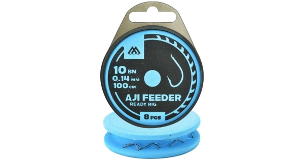 MIKADO - Hotový náväzec Ready Rigs AJI Feeder 0,18 mm 100 cm veľ. 6 8 ks