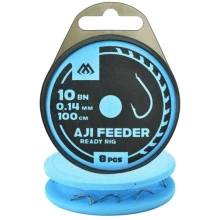 MIKADO - Hotový náväzec Ready Rigs AJI Feeder 0,20 mm 100 cm veľ. 4 8 ks
