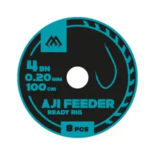 MIKADO - Hotový Náväzec Ready Rigs Aji Feeder 100 cm 0,10 mm veľ. 16 BN 8 ks