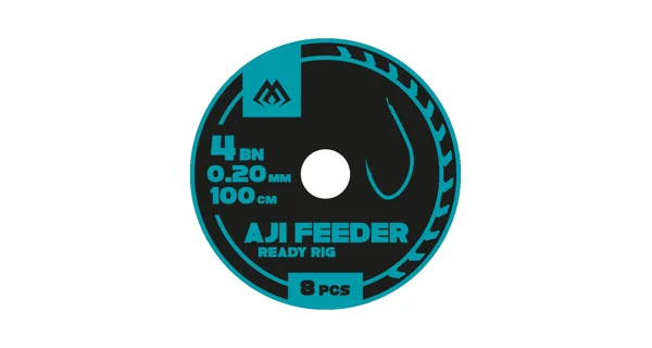 MIKADO - Hotový Náväzec Ready Rigs Aji Feeder 100 cm 0,14 mm veľ. 12 BN 8 ks