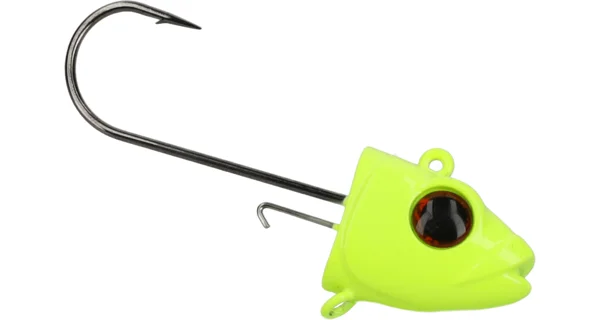 MIKADO - Jigová Hlavička JAWS Vertical 30 g veľ. 5/0 Fluo 2 ks